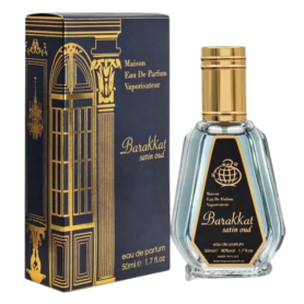 Barakkat Satin Oud Eau de Parfum 50ml - Unisex Fragrance | Fragrance World Official