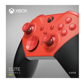 Manette Sans Fil Xbox Série X/S Elite Series 2 Core Rouge - Performance de Jeu Optimale