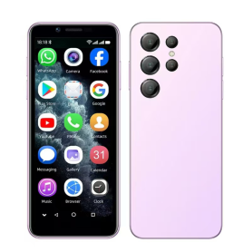 Mini Smartphone Android XL24 Violet 4'' - Compact et Puissant | Livraison Rapide