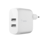 Fast Charging Solution: BELKIN Boost Charge 24W Lightning Charger Kit with 2 USB-A Ports + Cable