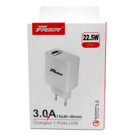 Chargeur USB 22.5W 3.0A FasrNe - Chargement Ultra-Rapide et Fiable pour Vos Appareils Électroniques