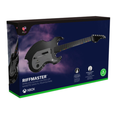 Riffmaster Xbox Series X/S Wireless Guitar Black - Elevate Your Gaming Performance