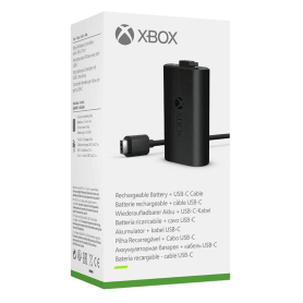 Kit Play & Charge Microsoft Xbox Noir - Rechargement et Jeu Ininterrompus pour Votre Xbox