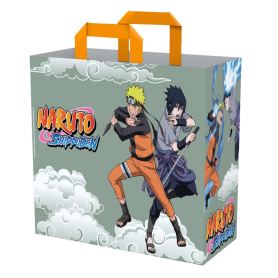 Sac Cabas Shopping Cousus Naruto Shippuden - Gris | Achat en Ligne - Meilleur Prix
