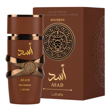 Eau de Parfum Lattafa Asad Bourbon pour Homme - 100ml - Parfum Élégant et Intense pour Messieurs