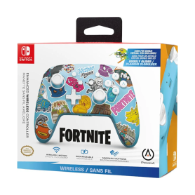 Achetez la Manette sans Fil PowerA Fortnite Sticker Mania pour Nintendo Switch - Performance et Style à Portée de Main