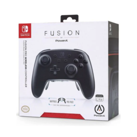 Manette Sans Fil Fusion Pro pour Nintendo Switch - Performance et Confort en Noir