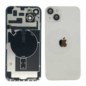 Vitre Cache Arrière iPhone 15 Pro Titane Blanc Original Démonté Grade AB - Qualité Supérieure