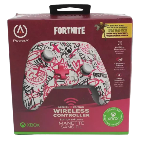 Achetez la Manette Sans Fil PowerA Fortnite pour Xbox Series X - Performance et Style Gamers