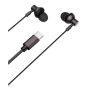 FASR E11N TYPE-C Earphones Black - High-Quality Sound & Comfort | Fast Shipping