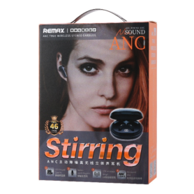 Écouteurs Bluetooth Remax TWS-46 Blanc - Contrôle Actif du Bruit pour une Expérience Audio Immersive