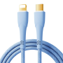 Câble Type-C / Lightning Tressé 20W Remax RC-C063 1.2M - Bleu | Charge Rapide et Fiabilité Assurée