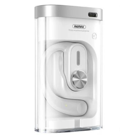 Achetez Écouteurs Sans Fil Remax OpenBuds P3 300 mAh - Oreillettes en Métal Blanc Progresax pour un Son Clair et Immersif
