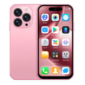 Mini Smartphone Android M17 Pro 4G - Compact, Élégant et Performant - Rose Neuf