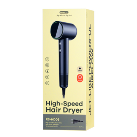Sèche-cheveux à Ions Négatifs Remax RS-HD06 Blanc - Haute Vitesse et Performance