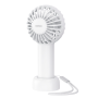 REMAX F33 Portable Mini Fan - 1200mAh, Built-in Stand, 3 Speeds, White