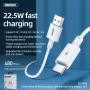 REMAX RC-183a Marlik Series 22.5W USB/Type-C Cable 2M White - Fast Charging & Durable