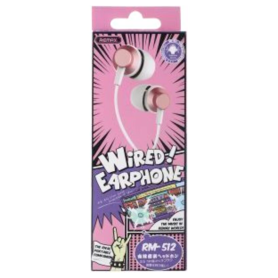 Achetez Écouteurs Filaires en Métal Remax RM-512 - 1.2M - Rose pour un Son d'Exception