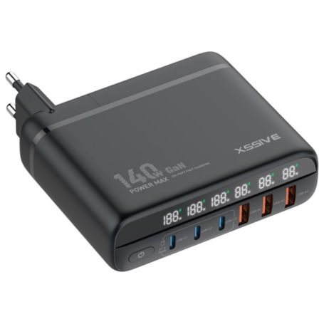 Dock de Chargement 140W GaN XSSIVE XSS-AC76 Efficacité et Rapidité pour Tous Vos Appareils