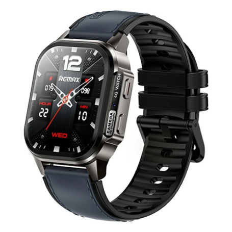 REMAX WATCH19 4G Smartwatch - 950mAh GPS Calls AMOLED - Blue