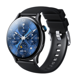 Découvrez la Montre Connectée Remax WATCH 10 Série Chivei - Écran AMOLED Noir - Technologie de Pointe