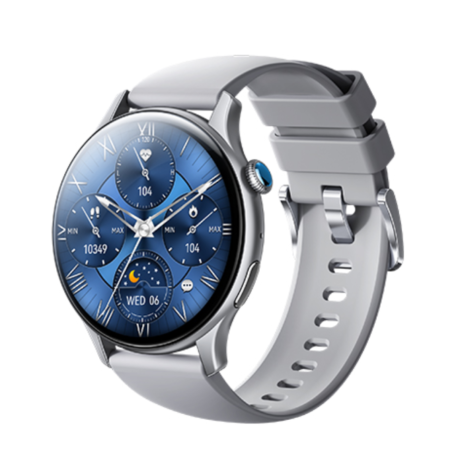Montre Connectée Remax WATCH 10 Série Chivei - Écran AMOLED Argent - Technologie Avancée pour un Style Épuré