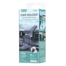 Support De Voiture Pliable Multifonction REMAX RM-C47 - Rotation 360° - Noir - Achetez Maintenant