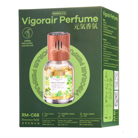REMAX RM-C68 Car & Home Aromatherapy Machine - Enhance Your Space with Champs-Élysées Fragrance