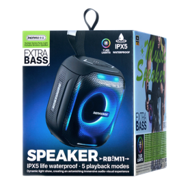 Enceinte Portable Sans Fil 5W REMAX Yumker RB-M11 - Son Puissant et Élégant en Noir