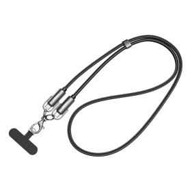 Câble Collier Ajustable USB-C 65W REMAX C20 - 1.2M Noir - Performance et Style pour Tous Vos Appareils