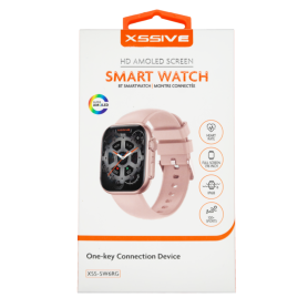 Montre Connectée XSSIVE XSS-SW6RG - Écran AMOLED HD, Bracelet Silicone, Or Rosé - Élégance et Technologie