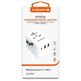Adaptateur Universel Rapide XSSIVE XSS-TR3W - Chargeur Efficace pour Tous Vos Appareils