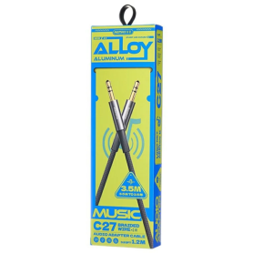 REMAX C27 3.5mm Audio Cable 1.2M High-Quality Stereo Jack to Jack Connector