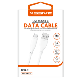 XSSIVE Data Cable USB to USB-C 1m - Durable & Fast Charging XSS-TPE1MC