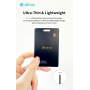DEVIA Lite Tag 1.5mm Black - Anti Loss Device for Cards Prevents Loss and Theft