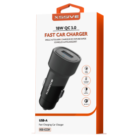 XSSIVE XSS-CC39 18W QC3.0 Fast Car Charger | Rapid Charging Essentials for On-the-Go