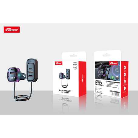 Achetez Transmetteur Bluetooth FM/MP3 15W Fasr T2 pour Voiture - Qualité Audio Supérieure