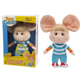 Grandi Giochi Topo Gigio Talking Plush 38cm Adorable Interactive Toy for Kids