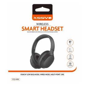 Casque Bluetooth Réduction de Bruit XSSIVE XSS-H8B - Noir | Audio Haute Qualité et Confort Exceptionnel