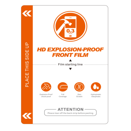 Film Protection TPU HD 0.3mm Master Série M24 - Lot de 20 - Haute Transparence et Résistance