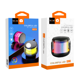 Mini Haut-Parleur Bluetooth WUW R213 avec Lumières RVB - Son Immersif pour Votre Espace