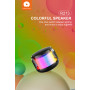 Mini Bluetooth Speaker with RGB Lights WUW R213 - Portable Wireless Sound & Color-Filled Atmosphere