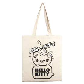 Sac Shopping Tote Konix Hello Kitty Star - Pratique et Stylé pour Toutes Vos Sorties