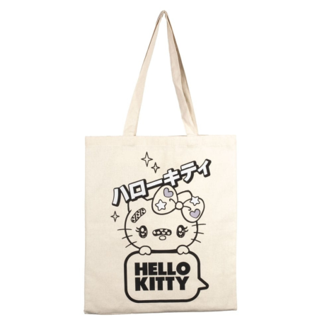 Sac Shopping Tote Konix Hello Kitty Star - Pratique et Stylé pour Toutes Vos Sorties