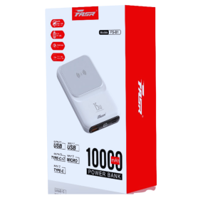 Power Bank Magnétique 10000mAh 22.5W avec Support - Charge Rapide Devia Extreme Series Blanc