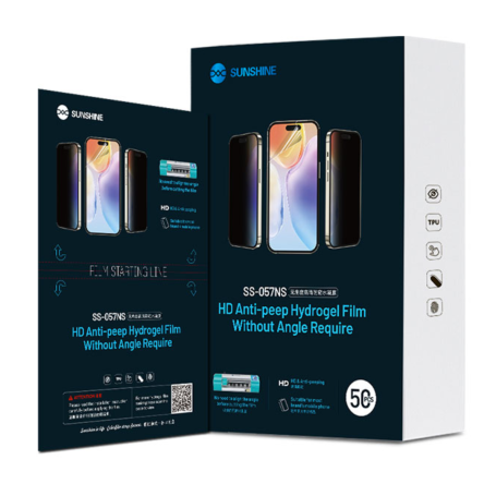 SUNSHINE SS-057NS Anti-Peep Hydrogel Film 50Pcs Advanced Privacy Screen Protector