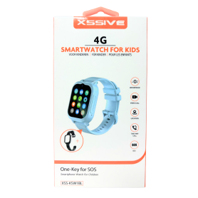Montre Intelligente GPS 4G pour Enfants XSSIVE XSS-KSW1BL - Bleu | Suivi Sécurisé et Connectivité Avancée