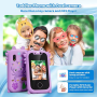 KP08 Crab Smartphone Toy for Kids Purple – IPS Screen Dual Camera Fun