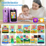 KP08 Crab Smartphone Toy for Kids Purple – IPS Screen Dual Camera Fun