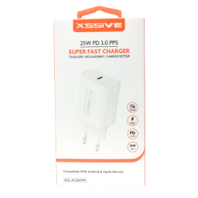 Chargeur Rapide Type-C 25W XSSIVE XSS-AC66NW - Performance et Efficacité Assurées